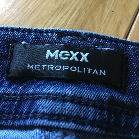 Mexx Metropolitan Blue Denim Square Pocket Straight Leg Jeans - Picture 9 of 16